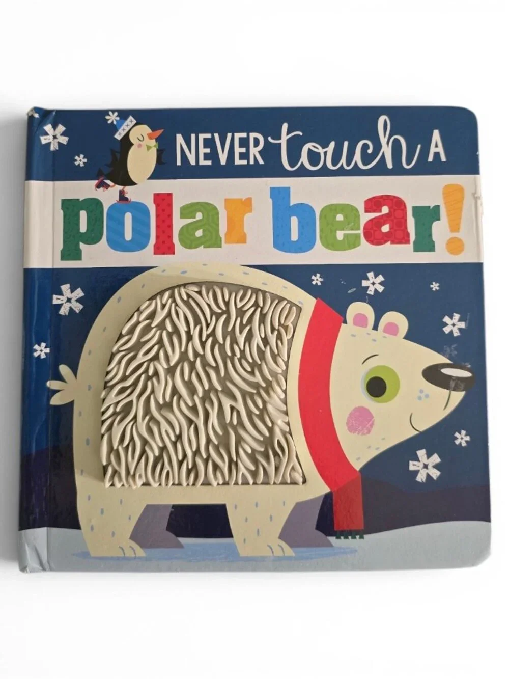 Interactive Toddler Board Book Lot 6 Usborne Touch Feel Never Touch Polar Bear